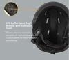F-SH-47 Ski Helmet with Removable Liner and Ear Pads Goggles Compatible PC Material for All