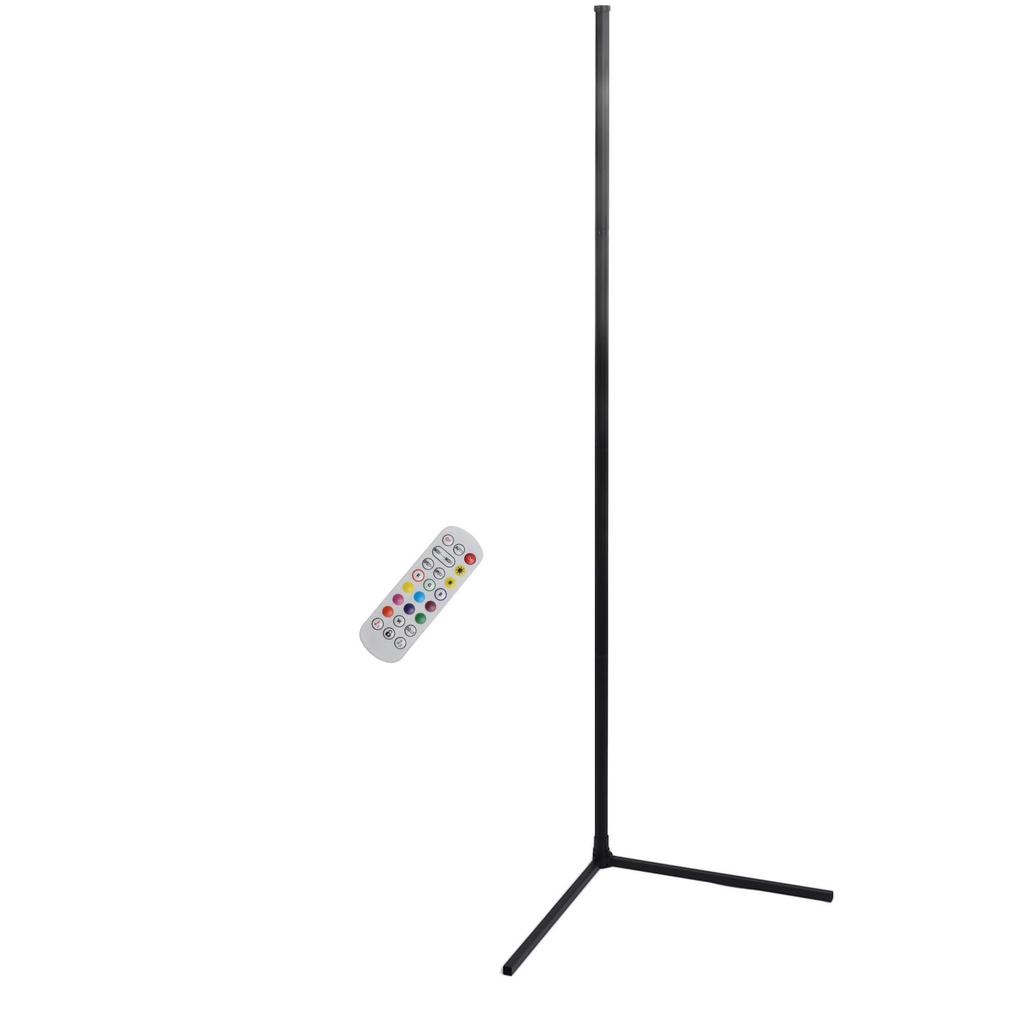 Corner Floor Lamp Dimmable RGB Color Changing Music Sync Modern LED Standing Lamp with Remote