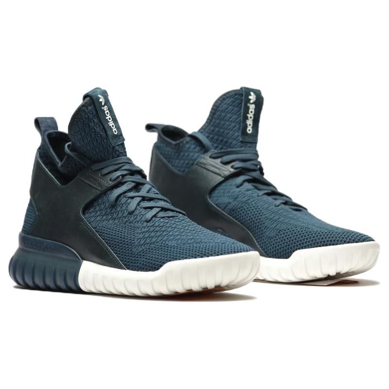 Adidas Tubular X Knit Petrol Unisex Sneakers Blue Midnight Night S81675