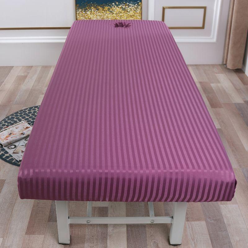 WOSTAR Massage Table Fitted Sheet Elastic Mattress Protector Cover Beauty Salon Bedspread 80x190 Body Spa Treatment Bed Sheet