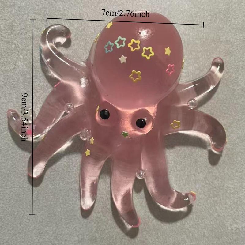 Squishy Octopus Oceaan Knijp Fidget Speelgoed Simulatie Stressverlichting Langzaam Rijzend Speelgoed Kan Uitgerekt Worden Sensorische Decompressie Cadeau