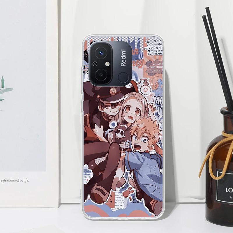 Anime Toilet Bound Hanako Kun Phone Case For Xiaomi Redmi 12C 12 10C 10A 10 9C 9A 9T 9 8A 8 7A 7 6A 6 Pro K70 K40 K20 Fundas Bac