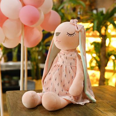 35CM/14inch Cute Bunny  by Soothing Rabbit Doll Sleeping Doll, Stuffed Animals Kids Plushie Doll Toy