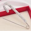 Personality Brooch Slim Waist for Women Pant Waist Reduction Full Zircon Pin Fixed Clothing Adornment Accessory Anti-emptied