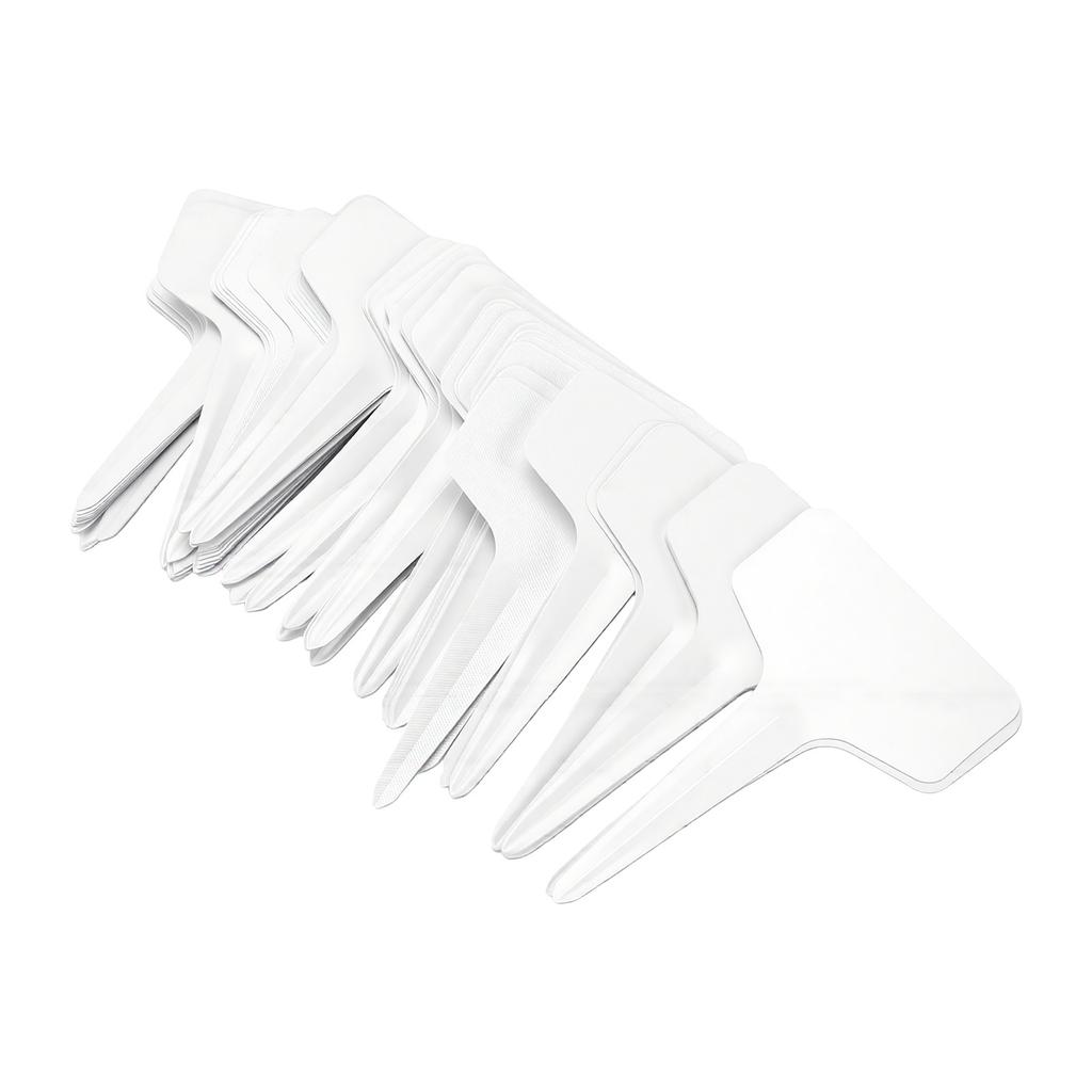 100 Pcs Plant Labels T Type Water Proof Garden Labels Stakes for Outdoor Nursery Resists Fading Easy Writing 100 pcs T