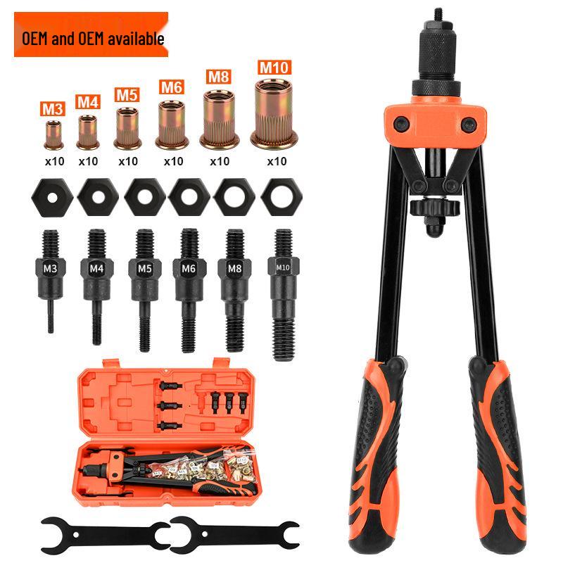 14  Industrial Blind Rivet Nut Gun - Auto Repair Manual Tool Combination