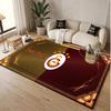 Personalized Crystal Velvet Carpet Galatasaray FC Pattern Non Slip Floor Rug