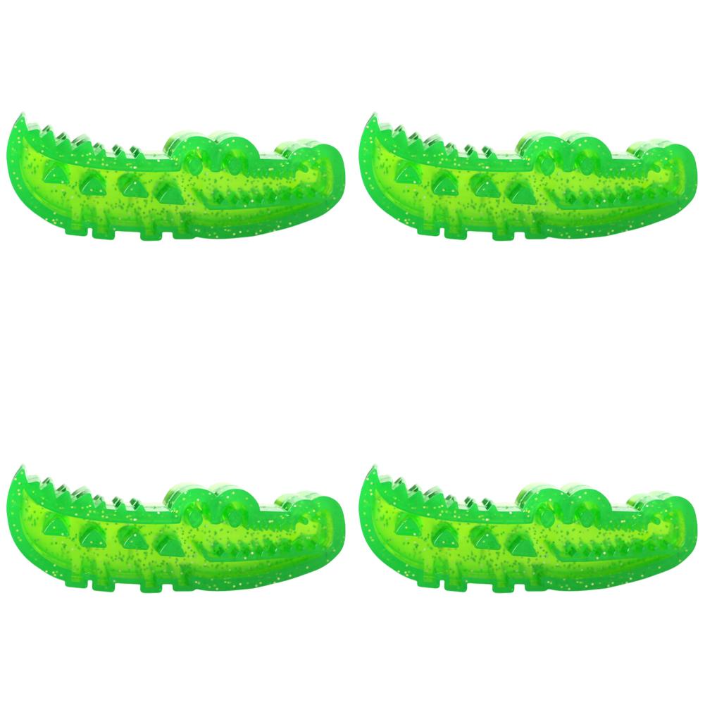 Cute Chew Toys Crocodile Interactive Dog Toy Chew-Resistant Teeth Grinding Supplies Natural Rubber Pet Products