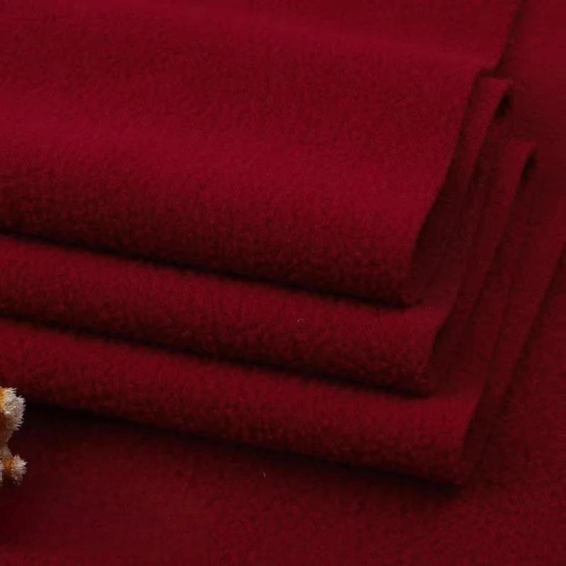 

Solid Color 100x150cm Double Sided Fleece Fabric For DIY Sewing Plush Doll Skin Cloth Coat Clothing Lining Winter Warming Fabric 100x150cm