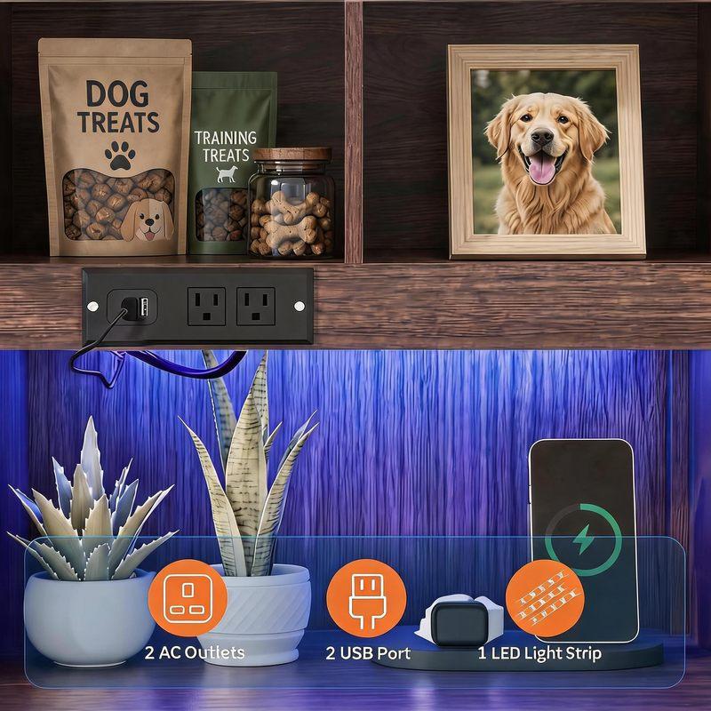 Dog Crate Furniture For Small Dogs Wooden Dog Kennel Nightstand