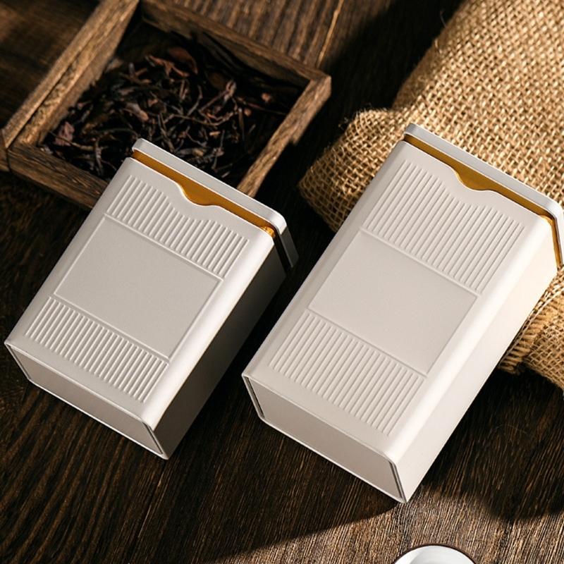 Tea Storage Container For Loose Leaf Tea Stylish Kitchen Canister For Storing Coffee Beans Or Dry Snacks