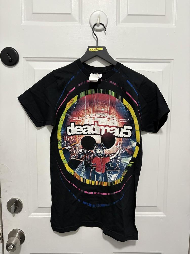 

Deadmau5 Shirt Mens Small Black Concert Graphic Tee Bay Island Sportswear Music Unisex T-Shirt XXXXL