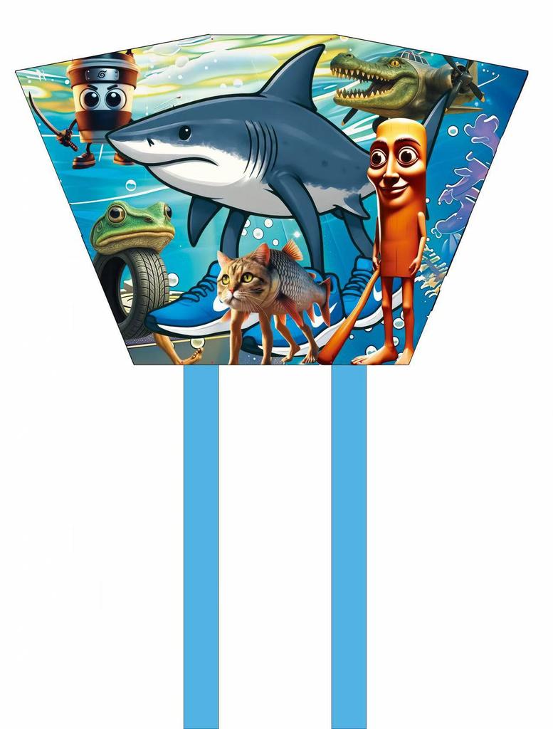 Weifang Soft Cartoon Kite for Kids – Easy to Fly, Portable Outdoor Toy