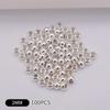 100Pcs  Gold Plated Ball Crimp End Beads,Crimps Beads,2Mm 2.5Mm 3Mm Stopper Spacer Beads For Diy Jewelry Making Supplies