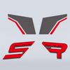 For 2025 CFMOTO 750SR-S Fixed Wing Stickers 3M Adhesive High-Density Vinyl Precision-Cut Anti-Slip Mod Parts