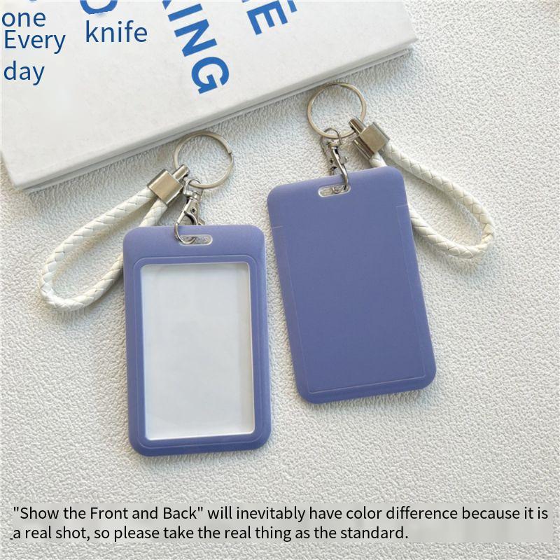 Macaron Solid Color Protective Case, Student Meal Card, Campus Card, Access Control Certificate, Door Card Case, Key
