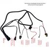HID Reinforced Wiring Harness Xenon Lamp Reinforced Wire Set H7 H11 9005 9006 Relay Battery Extension Cable