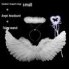 White Angel Wings & Black Devil Costume for Adults & Kids - Flower Girl & Stage Props