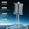 Applicatore per Oli Essenziali Massaggiante 2-in-1 a Doppia Faccia con Serbatoio Liquido Integrato Denti Metallici Rotanti Strumenti per la Cura dei Capelli