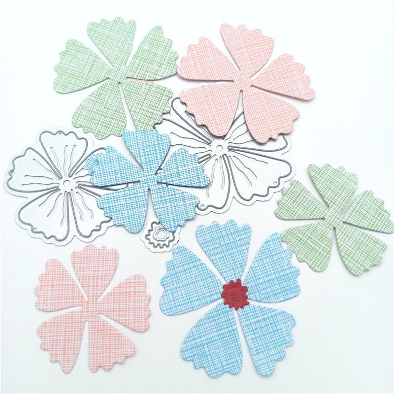 Flower Metal Cutting Dies Stencil for DIY Scrapbooking Photo Album Embossing Paper Cards Crafts Diecuts
