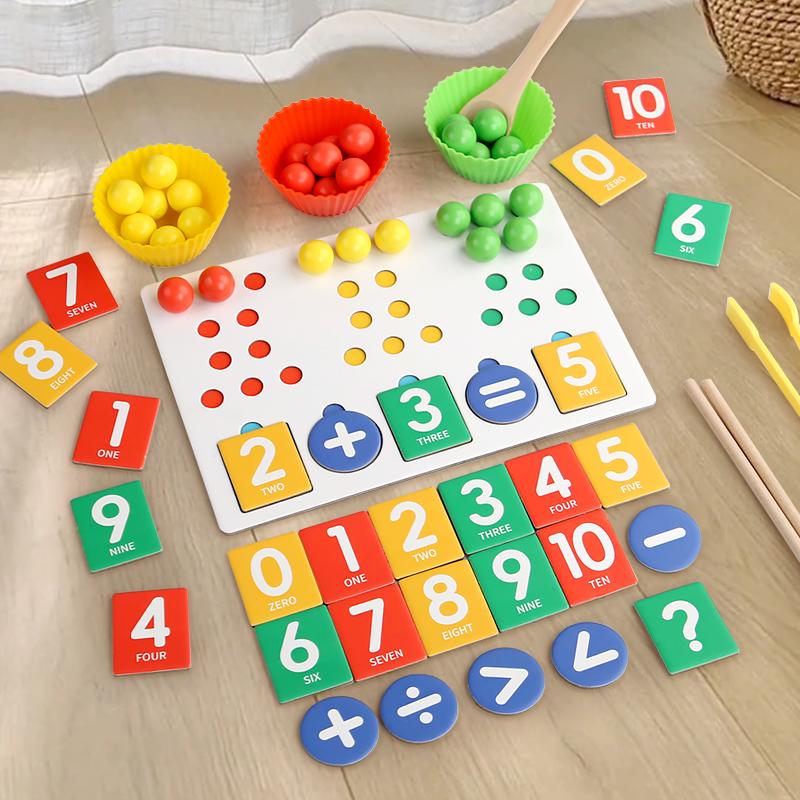 Children Magnetic Fraction Learning Math Toys Wooden Fraction Book Set Parish Teaching Aids Arithmetic Learning Educational Toys