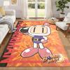 Bomberman Carpet Door Mat for Living Room or Bedroom Protective Mat Under Chair Office Decoration Christmas Gift Birthday Present