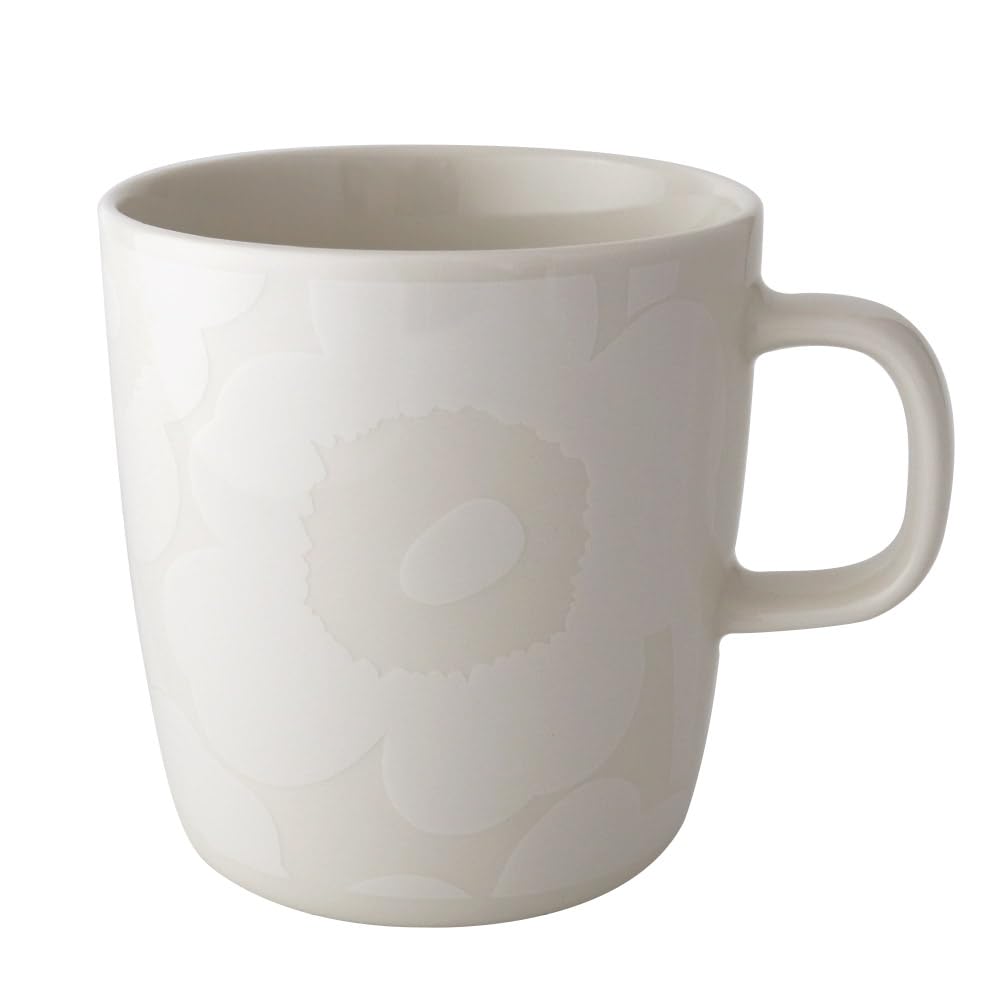 Кружка Marimekko Unikko Белый x Натуральный Белый, 400 мл, Женская, 52_1_52239472584,