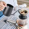 Pour Over Kettle Gooseneck Spout Coffee Tea Pot 20OZ with Lid, Hanging Ear Hand Blunt Long Narrow for Coffee Maker Carafe