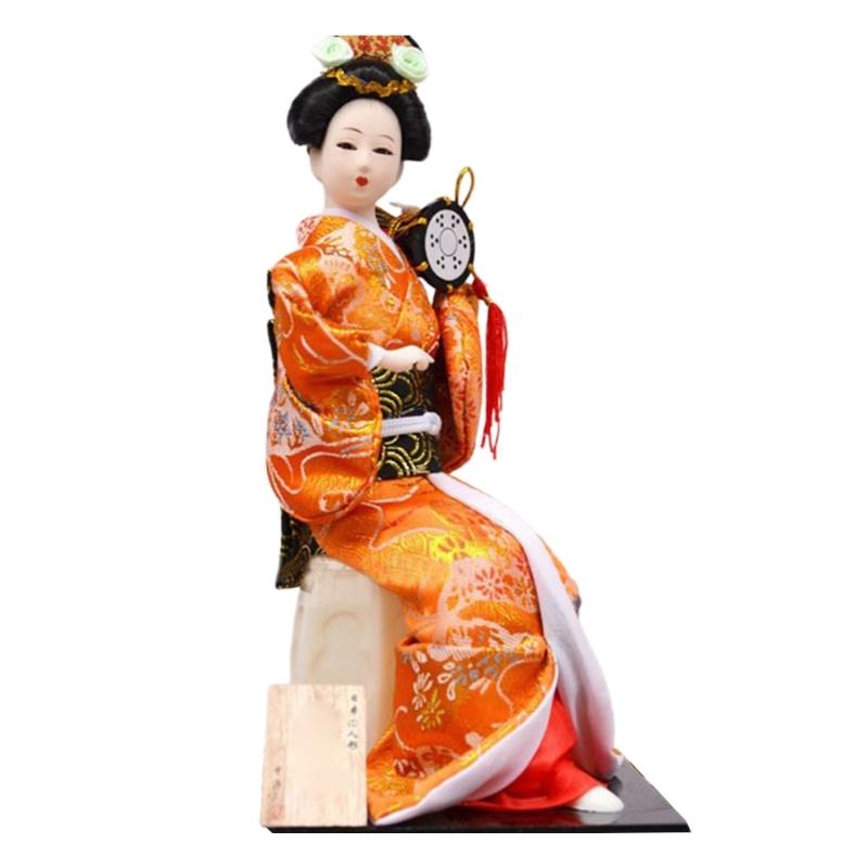 12Inch Handmade Kimono Dolls Ornamentation Ideal For Japanese Cuisines Restaurants And Home Room Authentics Decors