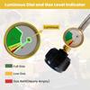 Steel Propanes Refill Adapter Hose with Pressure Gauges and Valves Leak Detection Camping Grill Gas Tank Connection