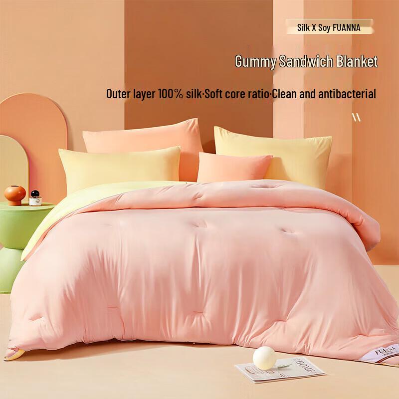 FUANNA Silk Soybean Knitted Winter Quilt