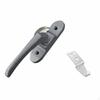 Sliding Pane Lock, Aluminum Alloy, Security, Child Protection, Easy Installation Black Left Crescent