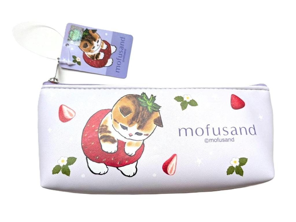 Mofusand Cat Pencil Taiwan Pencil Stationery Storage Accessory Organizer for Middle Elementary and High School Students Case, Exclusive, Case, Pouch,
