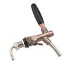 Flow Control Beer Faucet Short Shank Bronze Chrome Plating Draft Beer Dispenser Tap for Home Bar Bridge Restaurants Brewing Tool