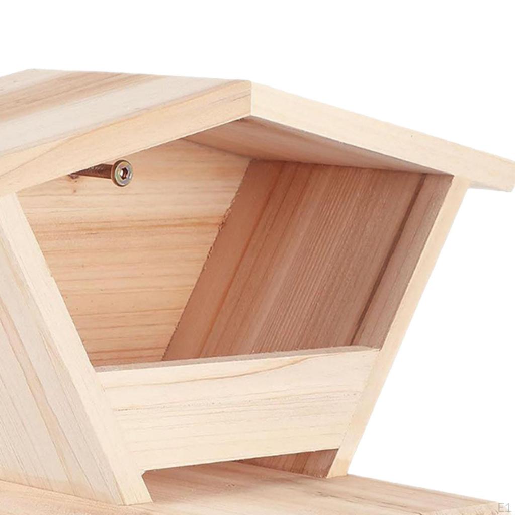 Vogelhaus, Hängendes Vogelhaus, Holz, Dekoration, Outdoor-Vogelkasten Nest für Hof Kolibri