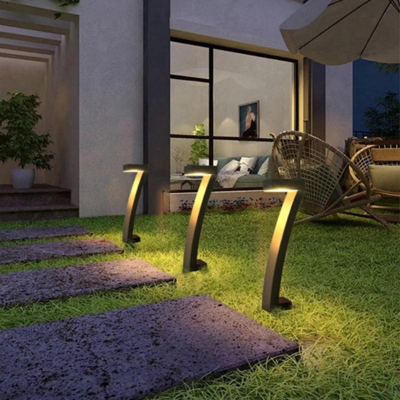 1/4/6 Stück Solar LED Licht Gartenleuchten Außenbeleuchtung IP65 Wasserdicht Rasenweg Scheinwerfer für Hof Einfahrt Gehweg Terrasse Dekoration