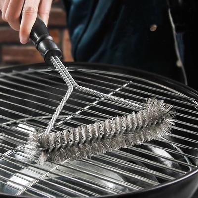 1PC Küche Zubehör Grill Grill Reinigung Pinsel BBQ Sauber Zubehör Werkzeug Nicht-stick Leistungsstarke Grillen Grill Pinsel