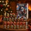 Unique Christmas Souvenirs Dragon Advent Calendars 2026, 24 Days Countdown Calendar with 2D Acrylic Ornaments, Collectible Figures for Tree Home Decor