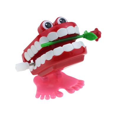 Wind- Up Toys Plastic Chattering Teeth Wind Up Toy Early Education Toy Teeth Toy Wind- Up Teeth Toys