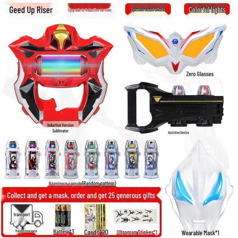 Geed Riser Kamen Rider Transformation Set with Zero Glasses & Capsule
