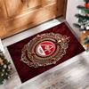 Aberdeen FC Soccer Football Pattern Soft Area Rug Non Slip Indoor Floor Carpet Sports Decor Mat for Bedroom