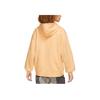 Jordan Embroidered Logo Drawstring Hooded Zip Jacket Women Jacket Orange DZ3360-251