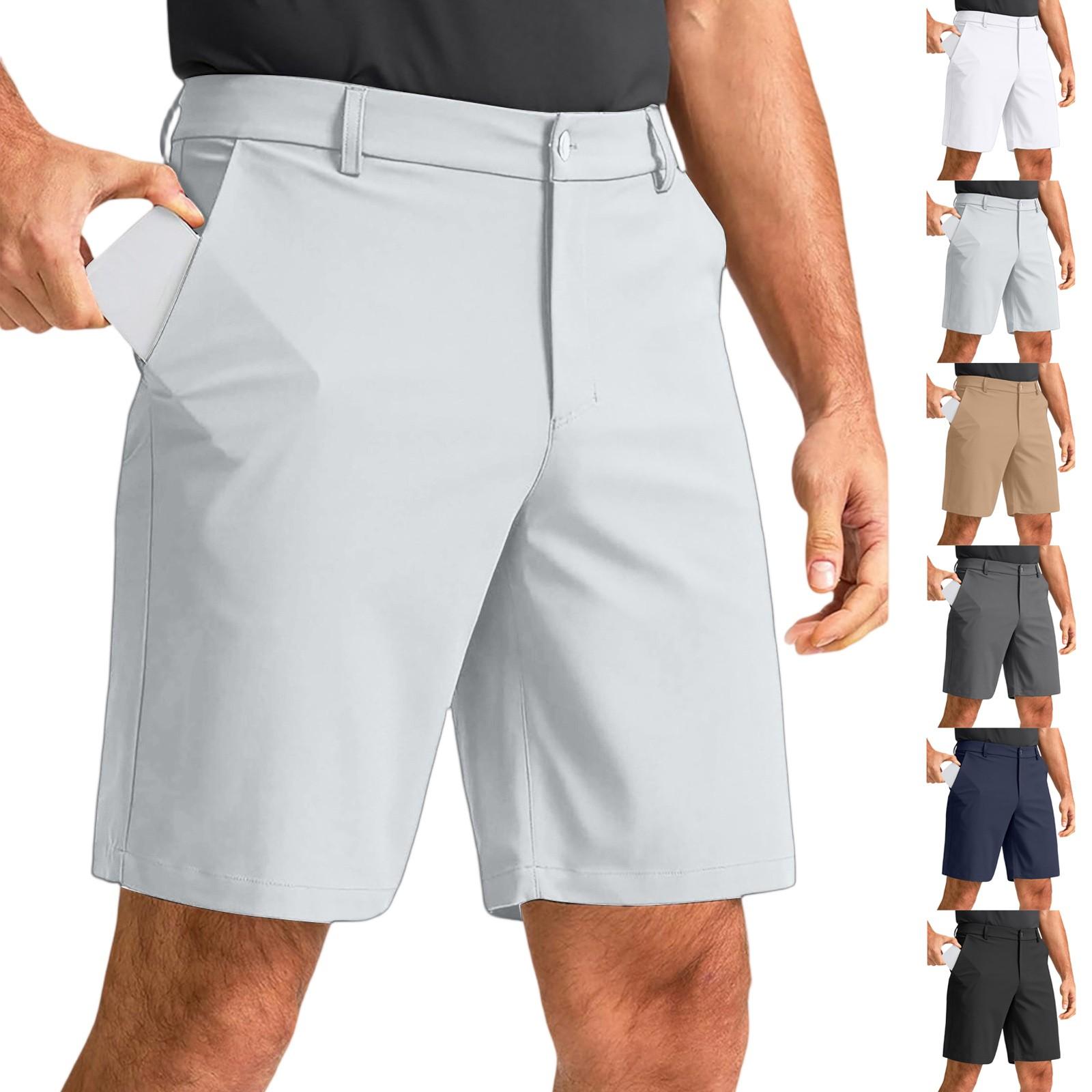 

Men s Summer Loose Outdoor Sports Multi-Pocket Cargo Shorts Casual Pants Quarter Pants XL Темно-синій