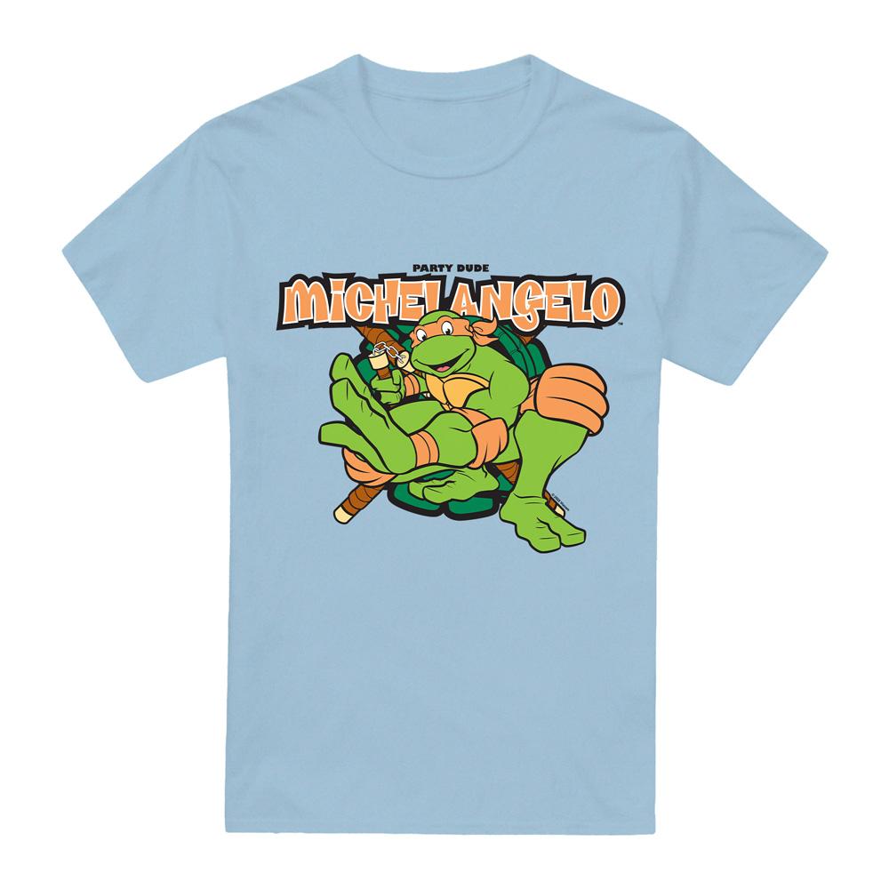 Teenage Mutant Ninja Turtles Mens Party Dude Michelangelo T-Shirt
