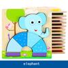 Children Wooden Toy Fruit Animals Transportation 3D Jigsaw Puzzle