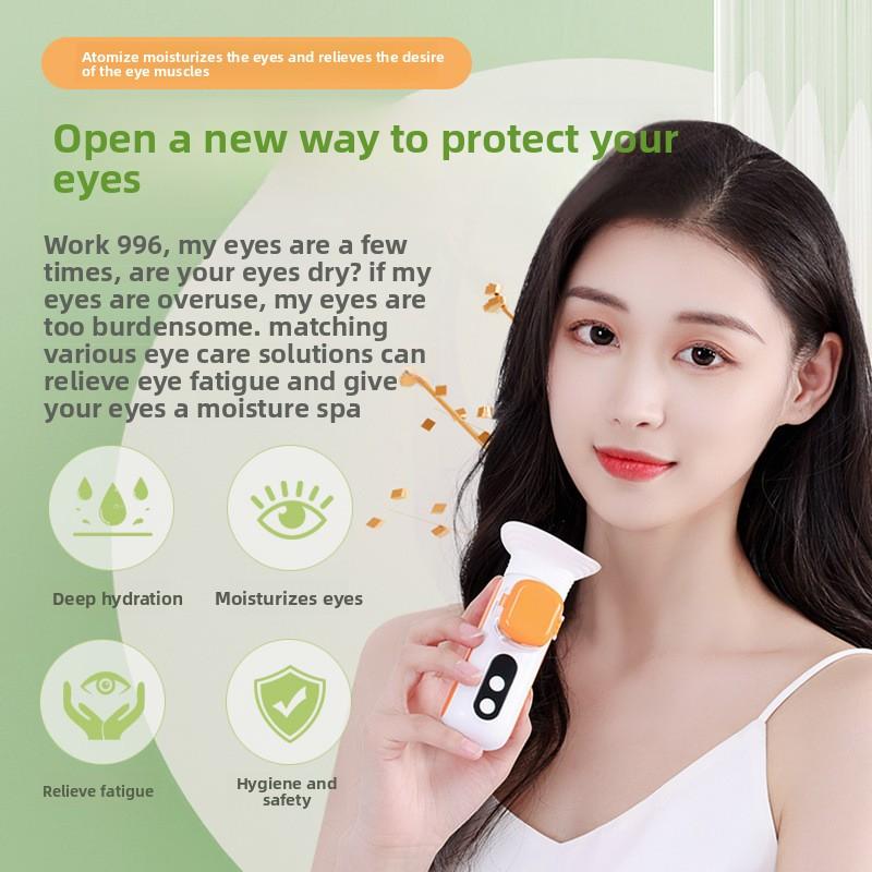New Hot Heating Compress Eye Atomizer, Dry Eyes, Beautiful Eyes, Hydrating, Cleaning Eye Wash, Eye Moisturizer, Spray Instrument