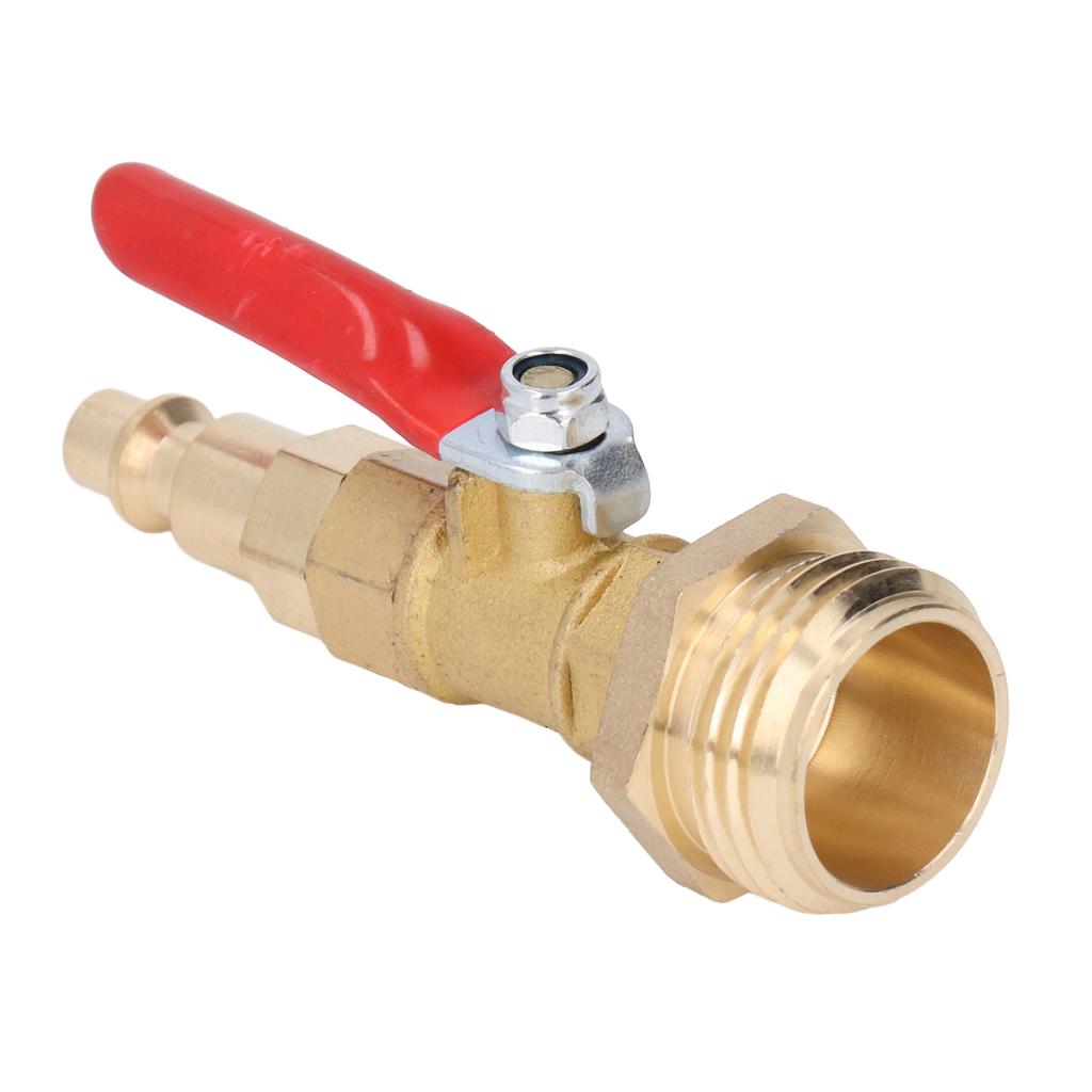 Brass Winterize Blowout Adapter 1 4in Male Quick Connector 3 4in Male GHT Thread Garden Irrigation Joints for RV Yachts