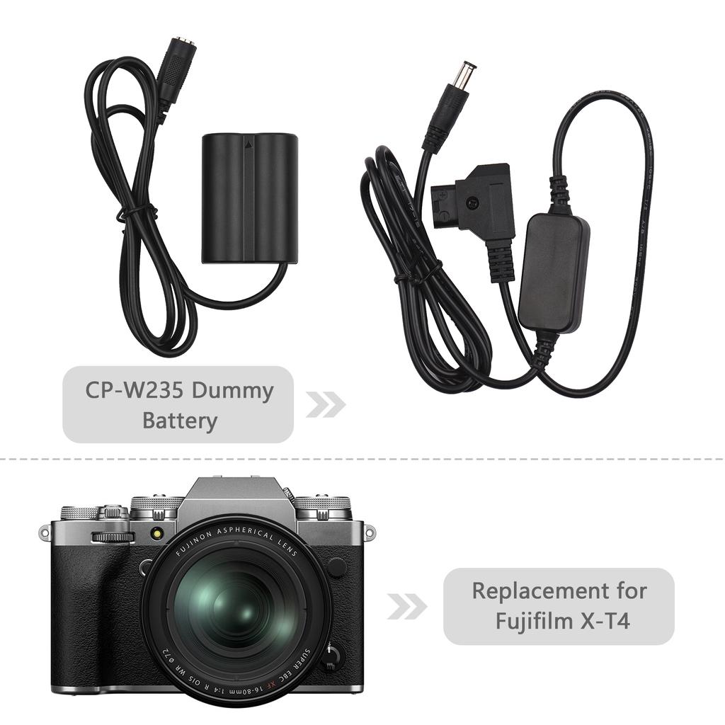 V-Mount D-TAP Power Adapter Cable To CP-W235 Dummy Battery DC Coupler Charger Replacement for