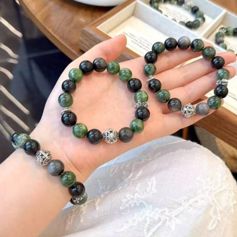 Xiaohongshu Natural Crystal Bracelet: Unique Design, Large Particle, Multi-Gemstone, Women's Niche Ins Style