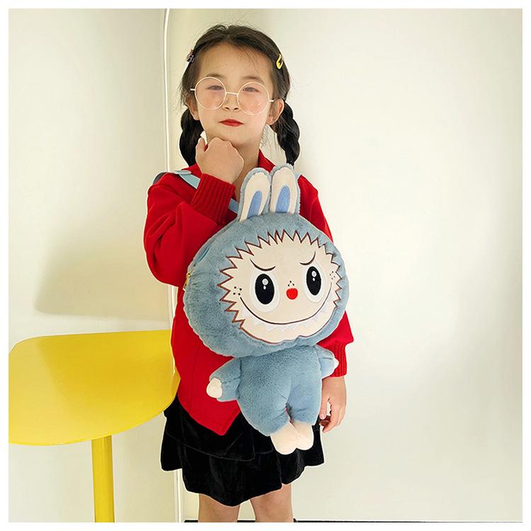 New Japanese Plush Two-dimensional Pain Bag Cute Pull Cloth Large Appetite Plush Pain Bag Shoulder Bag CLE